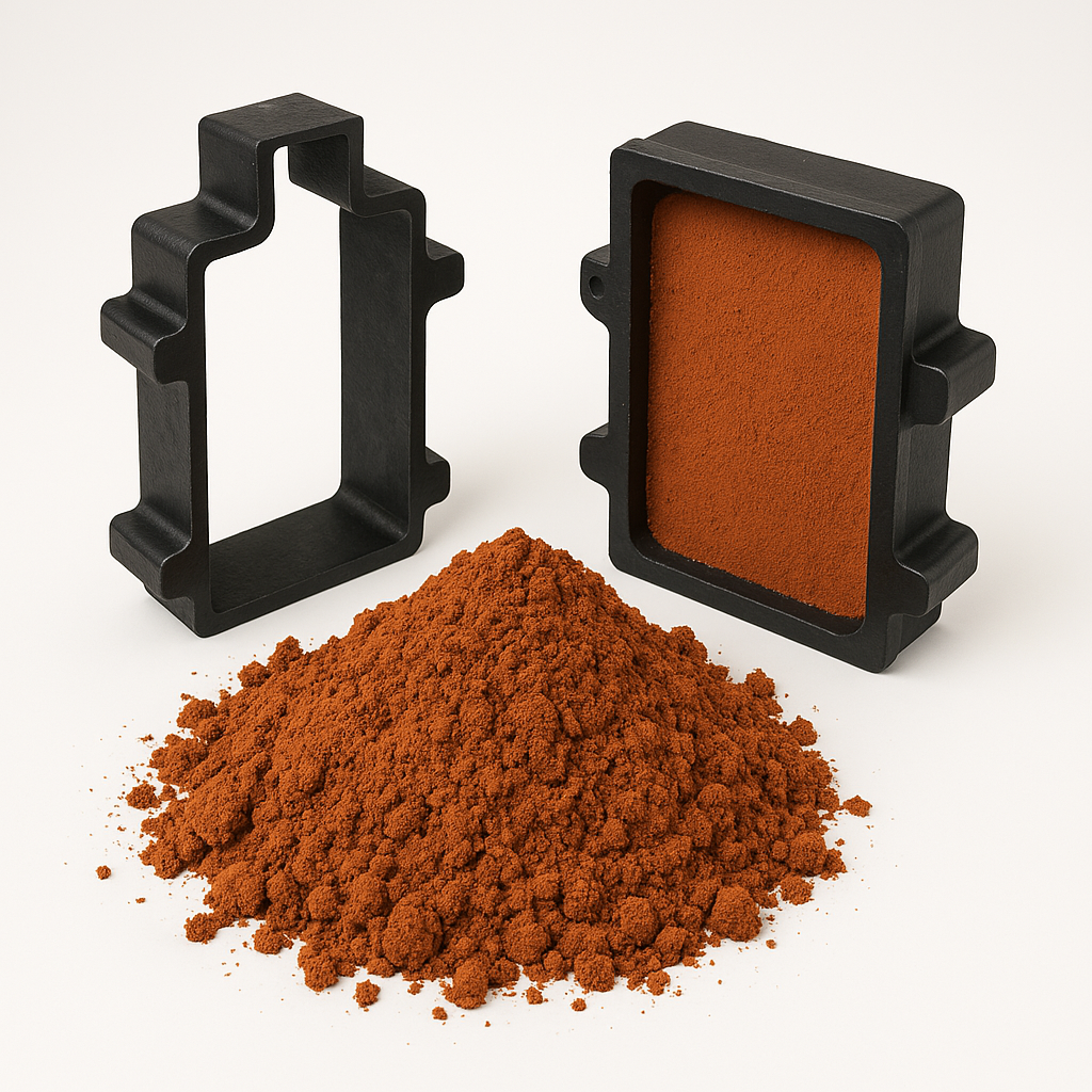 Sabbia da fusione SUPERFINE per metalli – 5 kg