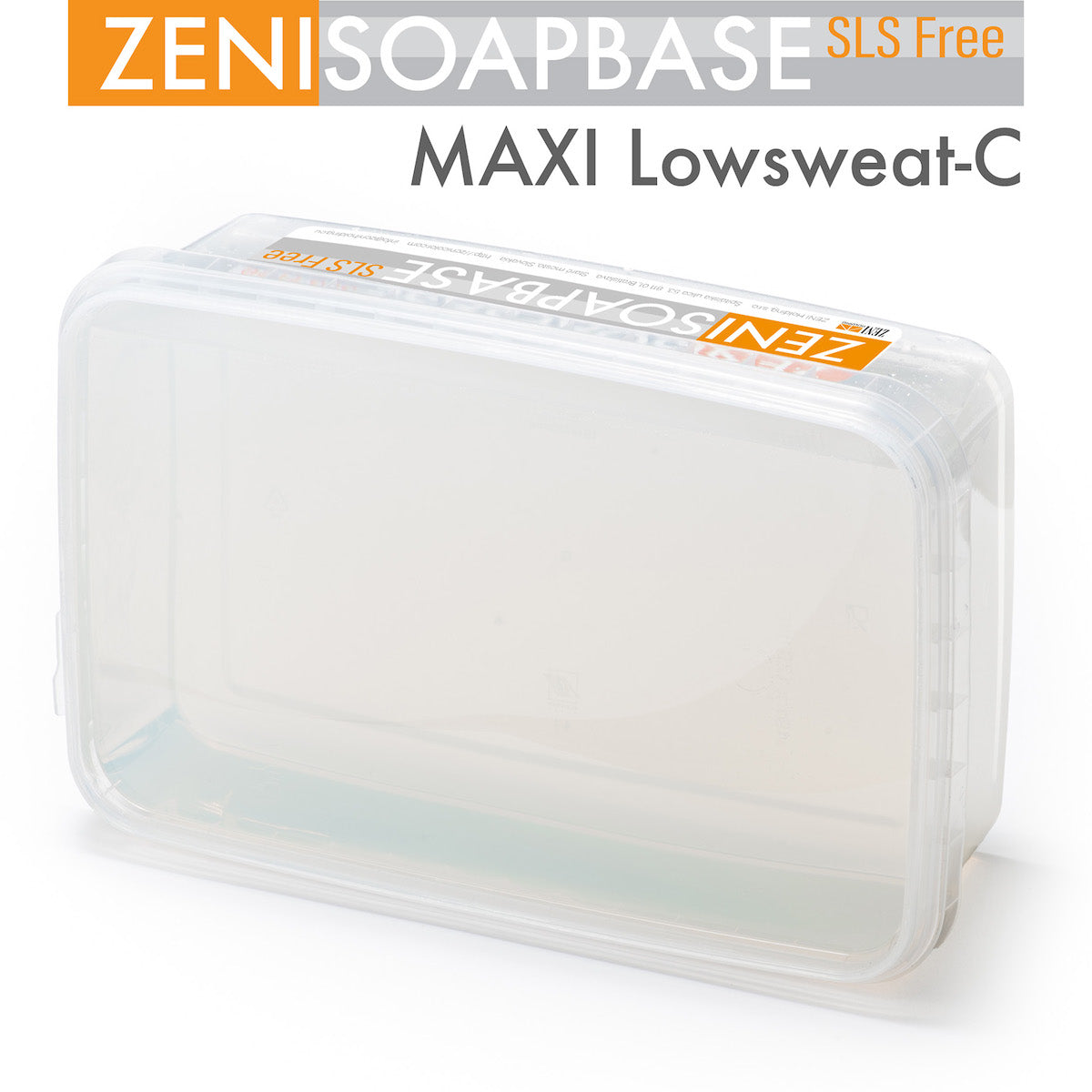 Zenisoap Maxi LowSweat-C Base di sapone trasparente senza SLS