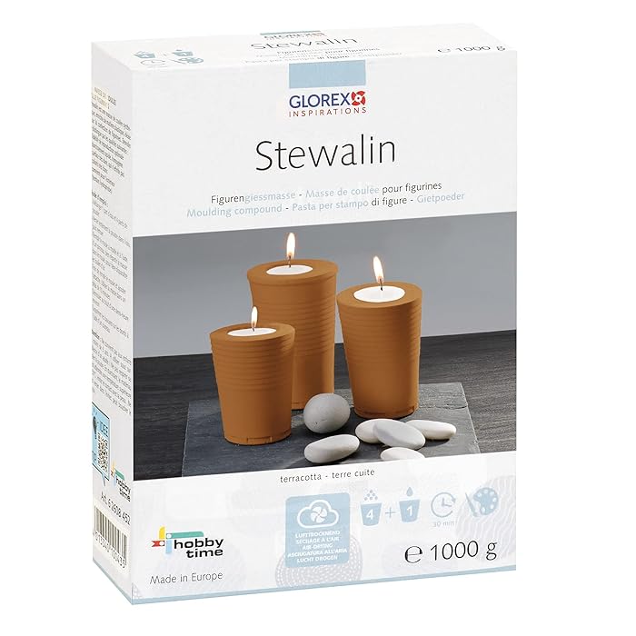 Stewalin Terracotta Ceramic Powder – Composto di colata di alta qualità per statuette e rilievi