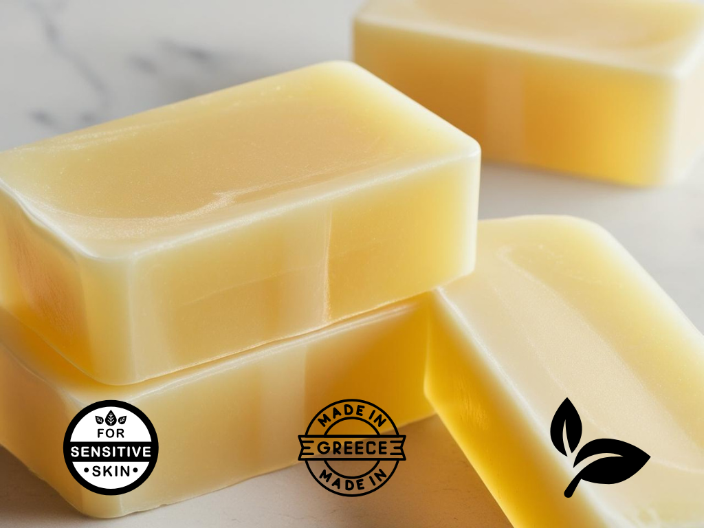 Base per sapone Melt & Pour SLES-Free con miele – Made in Greece 2Kg