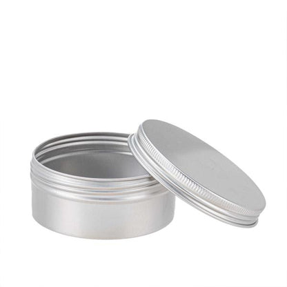Recipient Aluminiu cu Capac Filetat – Cosmetice si Lumanari