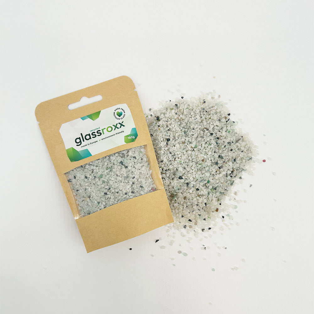 GlassRoxx 500g - Granuli di vetro riciclato per effetti sorprendenti