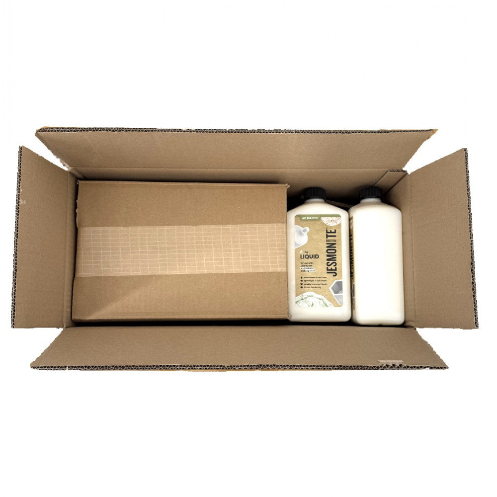 Jesmonite SET AC100 - Resina Ecologica a Base d’Acqua per Oggetti Decorativi Colati