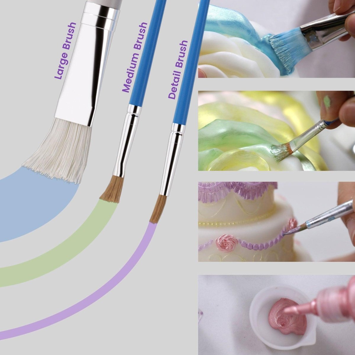 Set Lac Colorat Lucios pentru Lumânări, 6 Culori Pastel