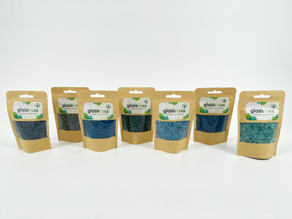 GlassRoxx 500g - Granuli di vetro riciclato per effetti sorprendenti