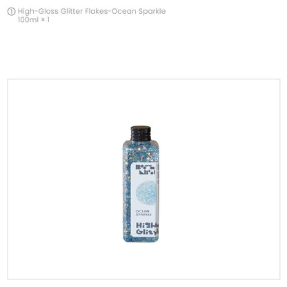 Fulgi Glitter High Gloss pentru Lumânări, Rezistenți la Căldură