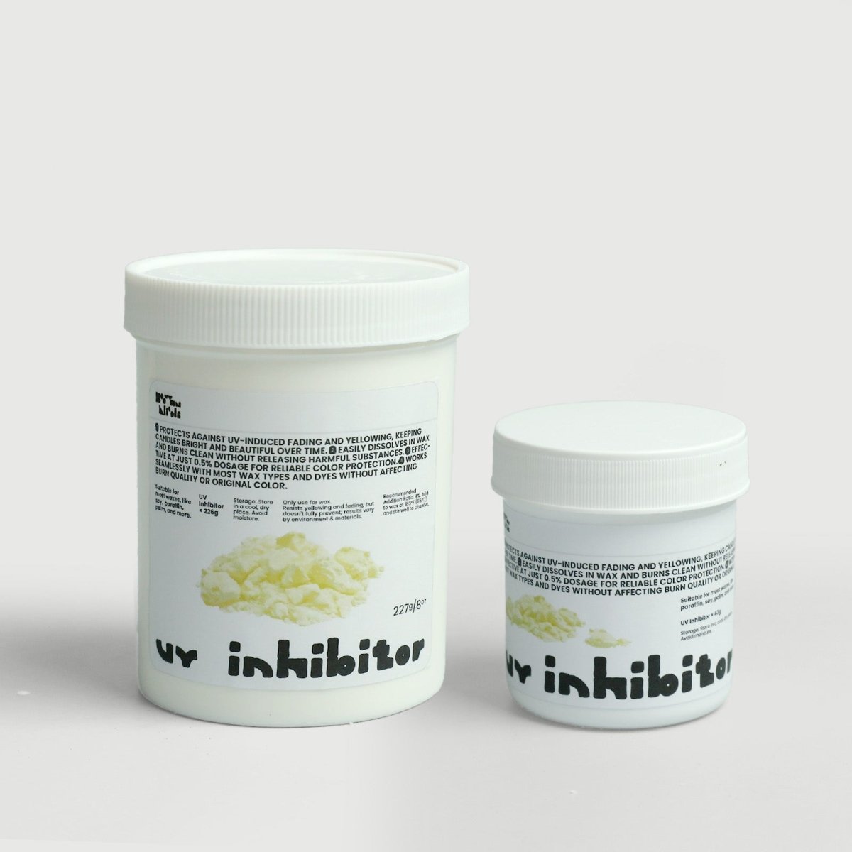 Inhibitor UV pentru Lumânări, Protecție la Decolorare, 42 g și 227 g