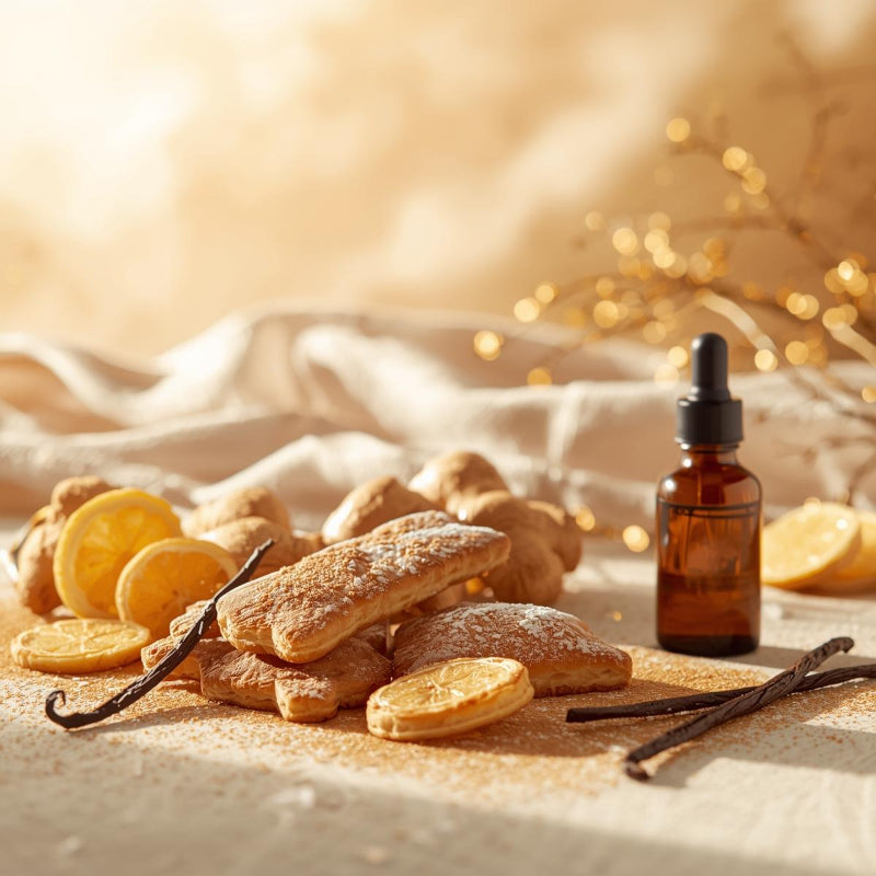 Ulei parfumat Ginger Biscuit cu aromă dulce și picantă de biscuiți cu ghimbir
