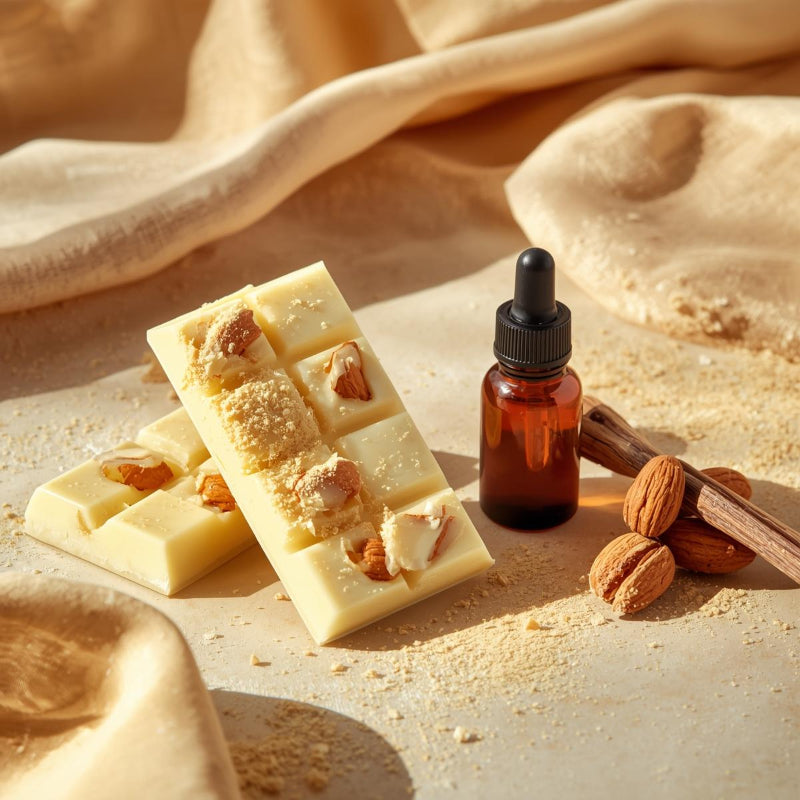 Ulei parfumat Spiced Nutmeg cu aromă dulce de ciocolată cremoasă și migdale condimentate