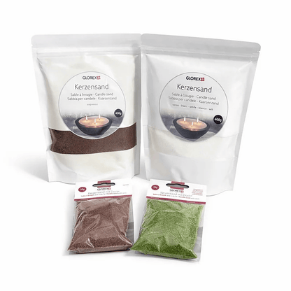 Ceara Nisip pentru Lumânări cu Fitil Inclus - Granule Decorative