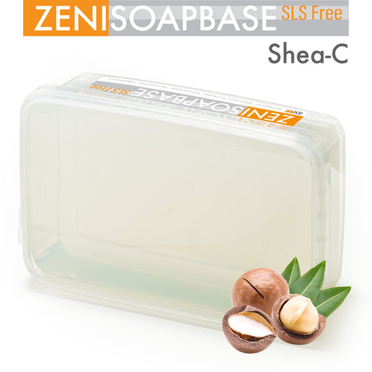 Bază Săpun Transparentă Shea-C cu Unt de Shea, Fără SLS