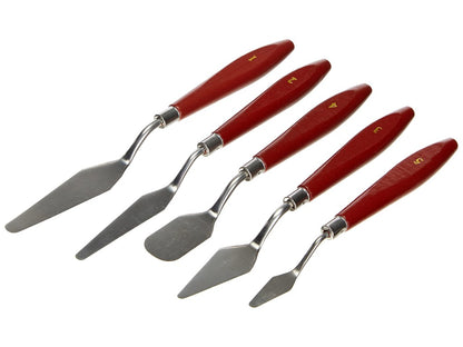 Set Cuțite pentru Pictură Kreul – 5 Bucăți, pentru Ulei, Acrilic și Tehnici Mixte