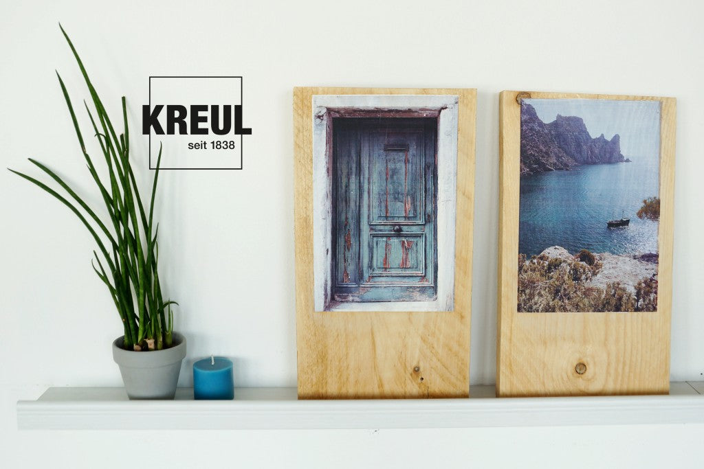 KREUL Foto Transfer Potch 150 ml – Soluție pentru Transfer Imagini pe Lemn, Textil, Sticlă, Lumânări și Ceramică