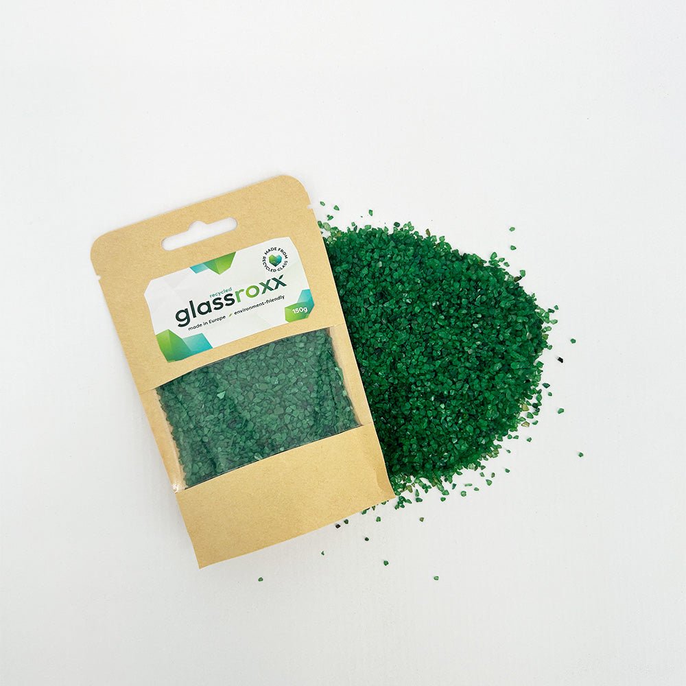 GlassRoxx 500g - Granuli di vetro riciclato per effetti sorprendenti