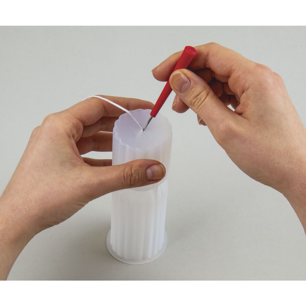 Matrita Silicon pentru Lumanare Cilindrica Spirala, 15 cm